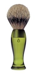 eShave Silvertip Badger Shaving Green Handle