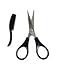 Allary Allary Men's Beard & Mustache Scissors and Mini Comb Trimming Kit (Pack of 3)