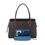 US Luggage Columbian Leather Laptop Satchel USLVTA3023