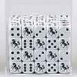 Unicorn Novelty Dice 2 Each White 16mm 6 sided