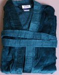 Green Velour Kimono Bathrobe - Special Price