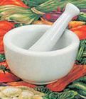 2-1/2-Inch Porcelain Mortar and Pestle, White