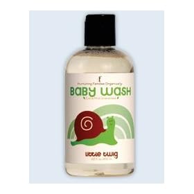 Little Twig Organic Baby Wash- Extra Mild Unscented, 8.5 Fl. Oz. - Made in USA