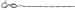 Jewelry : Sterling Silver Very Thin Twisted Serpentine Chain