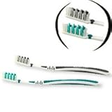 Aquafresh Direct Toothbrush Twin Pack, Varied Colors, 2-Count Package (Pack of 9)