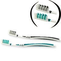 Aquafresh Direct Toothbrush Twin Pack, Varied Colors, 2-Count Package (Pack of 9)