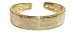 Jewelry : Womens 10 KT Yellow Gold Toering Flat Braided Toe Ring