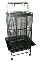 Brand New Parrot Bird Wrought Iron Cage Play-top 24x22x63-wi24as