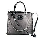 Just Cavalli handbag by Roberto Cavalli Model: Bauletto bag Color Black