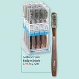 Toothbrush Tortoise Color Badger Bristle Extra Soft
