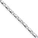 Sterling Silver 2.25mm Twisted Box Chain Necklace - 24 Inch - Italian