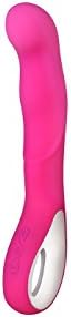 Luxvib Long Neck Vibrating Wand / Seven Mode Frequency Massager / Water Proof / Rechargeable Vibrating Therapeutic Wand Massager (pink)