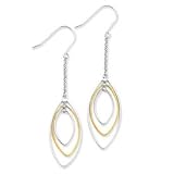 Sterling Silver & Vermiel Dangle Earrings