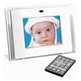 EDGE 7 DIGITAL PICTURE FRAME W/MP3 PLAYER (#EDGDM-204723-PE) (Retail)