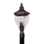 Outdoor Post Mount in Antique Bronze Finish