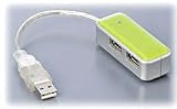 Arvel USB2.0対応 2ポートハブ バスパワータイプ ローングリーン H229GN/