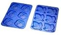 LURCH Flexi-Form Dekor Blatt+Rose blau