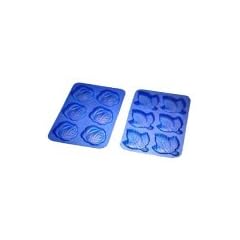 LURCH Flexi-Form Dekor Blatt+Rose blau
