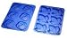 LURCH Flexi-Form Dekor Blatt+Rose blau