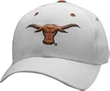 Texas Longhorns ''LONGHORN'' White ZHS Flex Fit Hat