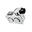 9427P, Nutone 70 CFM Heat-A-Vent Bathroom Fan with Two-Bulb Lamp Heater for 4 Duct