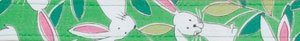 Elmo's Closet Dog Collar - Hippity Hop Bunny in Green (Large)