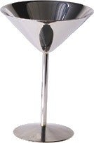 GSI Glacier Stainless Martini Glass