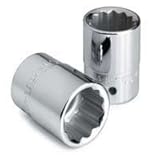 S K Hand Tools SKT47126 .75in. Drive 12 Point Standard Fractional Socket 1.19in.