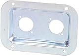 Penn-Elcom D0604Z Dish Two Neutrik D Zinc 3-1/2 x 5-1/8