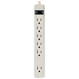 Multi-outlet & Power Strips: Phillips #105TV TV 6Out Strip/15