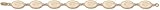 Green Bay Packers Solid 14K Gold ''G'' 5/16'' Bracelet 7 1/4''