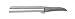 Rada Cutlery Granny Paring Knife, Made in USA, Aluminum Handle