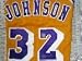 MAGIC JOHNSON AUTOGRAPHED SIGNED LOS ANGELES LAKERS JERSEY (BASKETBALL)