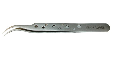 RUBIS SWISS MADE PERFORATED TWEEZERS STYLE 7G