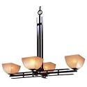 Lineage Collection Mission 19" Wide Four Light Chandelier