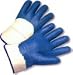 Nitrile Palm Coated w/ Safety Cuff Gloves (Sold by Dozen) Size Large