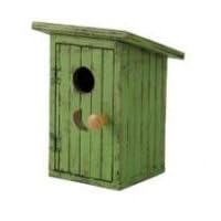Birdhouse Birdie Loo Green from Birdhouses & Accessories