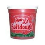 Mary's Softdough Natural Playdough - Red - 18 oz. by