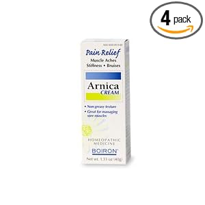 Boiron Arnicare Cream for Muscle Aches, 1.33-Ounce Tubes (Pack of 4) by Boiron