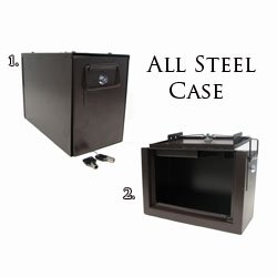 Slimline Drop Box with Mounting Shield includes Locks - Casino Supplies > Tables > Drop & Toke Bokes