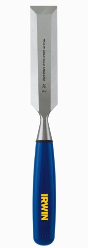 IRWIN Marples Chisel - M444/1-1/4N BlueChip, Beveled Edge 1-1/4-inch (32mm)