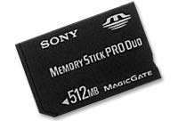 Sony 512Mb Memory Stick Duo NEW Pro