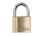 Yale P120/50 Hasp & Padlock Brass 50mm
