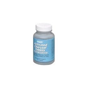 Requa Activated Charcoal Dietary Supplement Tablets - 125 Ea