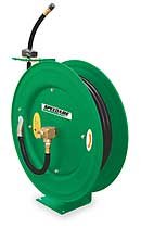 Speedaire 2CUA9 Hose Reel, Spring, 50 Ft, 1/2 ID, 1/2 Inlet