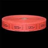 25 Cent Tickets - Red