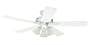 Augusta White Hunter Fan - 21636 (Lifetime Warranty, Factory Renewed)