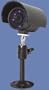 Pro Video CVC-325WPS B/W Waterproof Bullet Camera with Sunshield, Infrared LED Lighting, and Black Housing