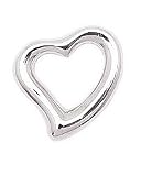 Sterling Silver Floating Heart Pendant