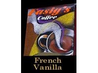 Decaf. French Vanilla Custard Flavored Coffee 12 oz. Perk Grind